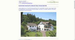 Desktop Screenshot of ferienhaus-osterfeld.de